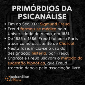 história e primórdios da psicanálise, Freud e Charcot, método da sugestão hipnótica