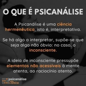 o que é psicanálise