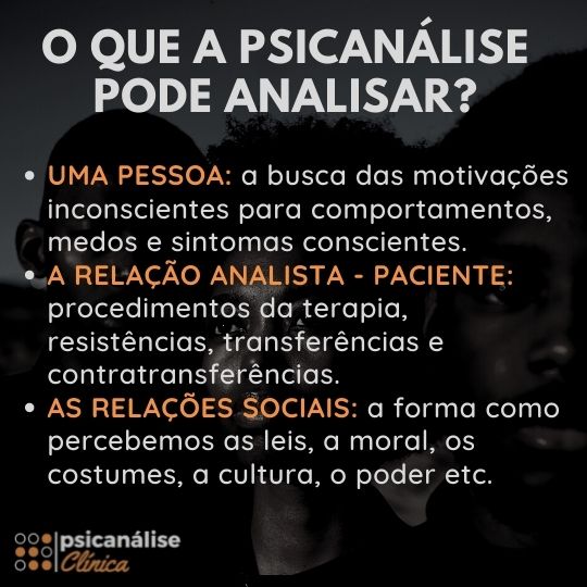 psicanálise estuda o que