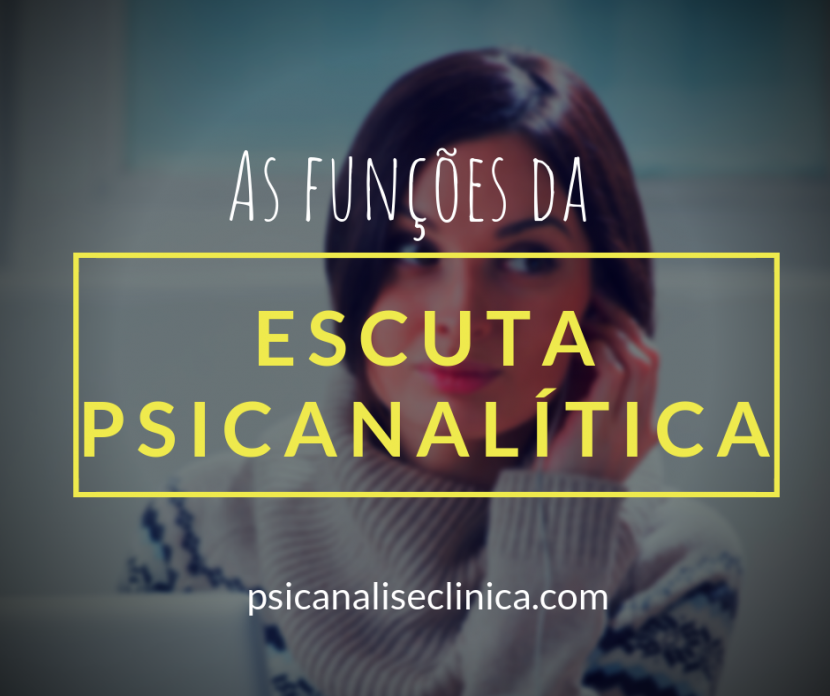 escuta psicanalítica