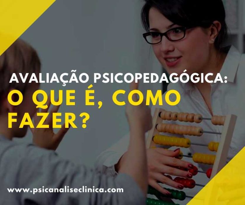 avaliação psicopedagógica