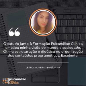 depoimento psicanalise jessica curso de formação