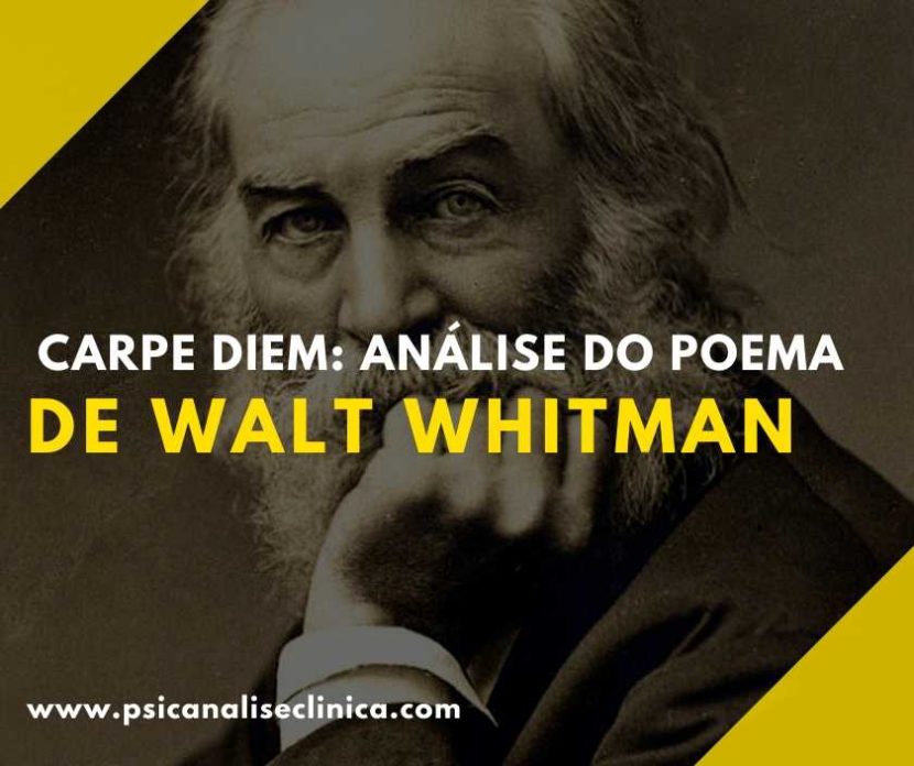 carpe diem poema de walt whitman, tradução