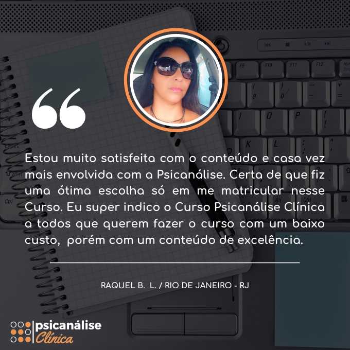 raquel curso formação psicanálise clínica depoimento indicação