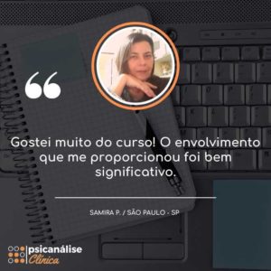 Samira São Paulo SP aluna curso psicanálise