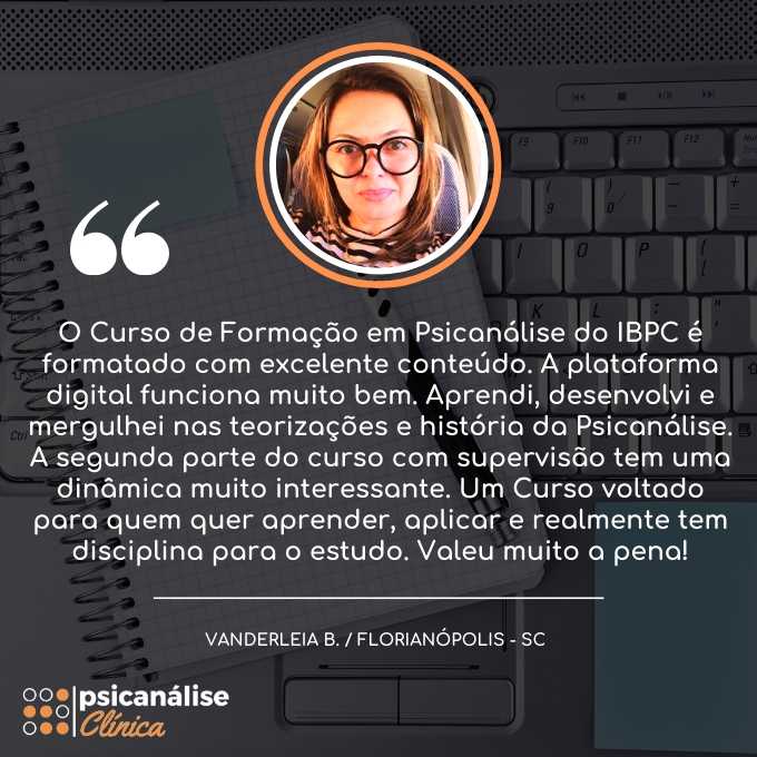 Florianópolis SC Floripa Depoimento aluna curso psicanálise clínica