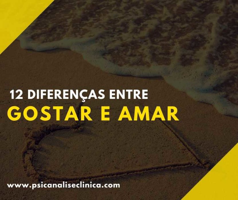 diferenças entre gostar e amar