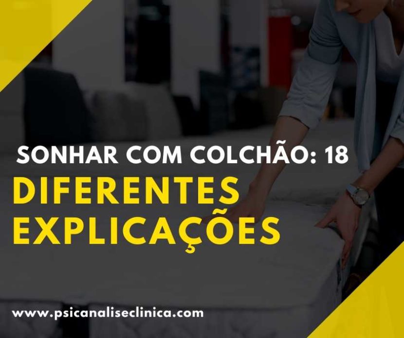 explicações de sonhar com colchão