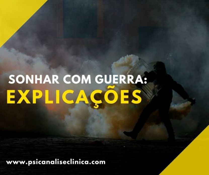 explicação para sonhar com guerra