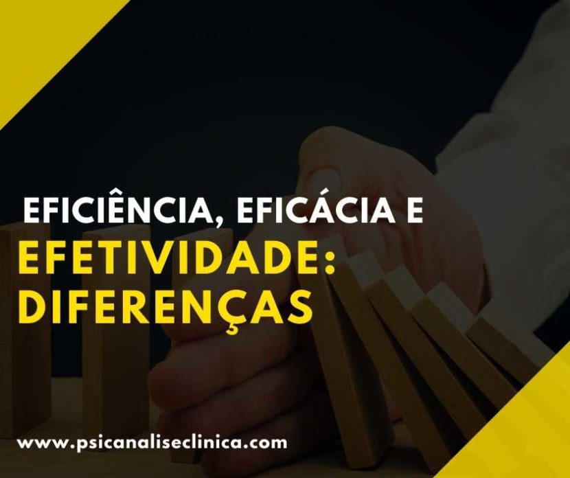 eficiente, eficaz e efetivo