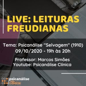 live psicanalise clínica sobre a psicanálise selvagem