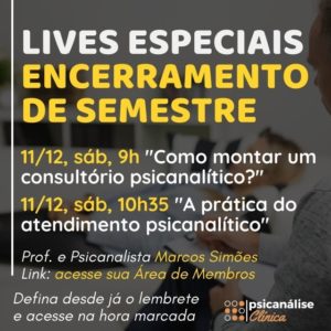 live psicanálise montar consultório