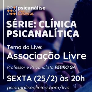 Live Associacao livre e atenção flutuante