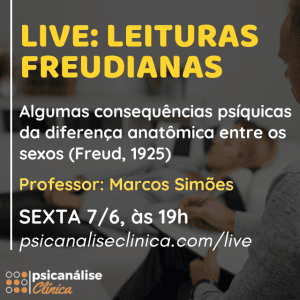 diferenças anatômicas entre sexos, live de freud