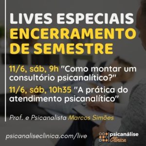live encerramento semestre psicanálise junho 2022