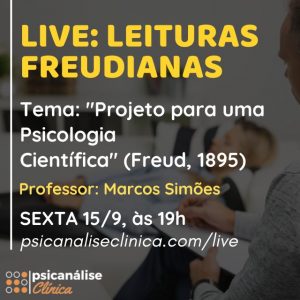 projeto psicologia clínica freud live