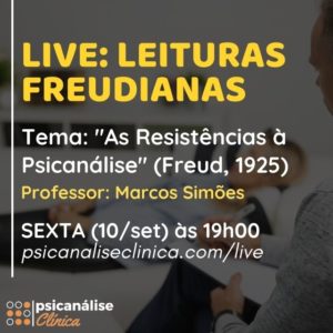 resistências psicanálise freud - live