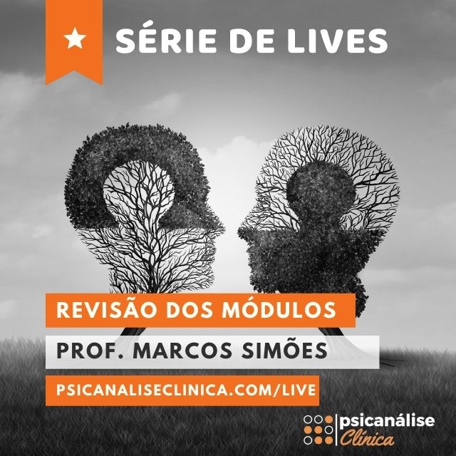 série de lives revisão dos módulos curso psicanálise