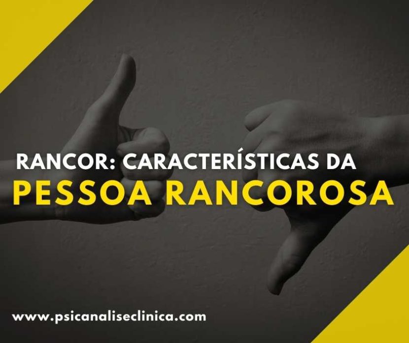 pessoa rancorosa