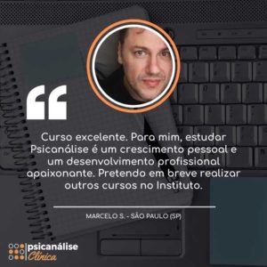 Curso Formação em Psicanálise Clínica Depoimento - Marcelo - São Paulo SP