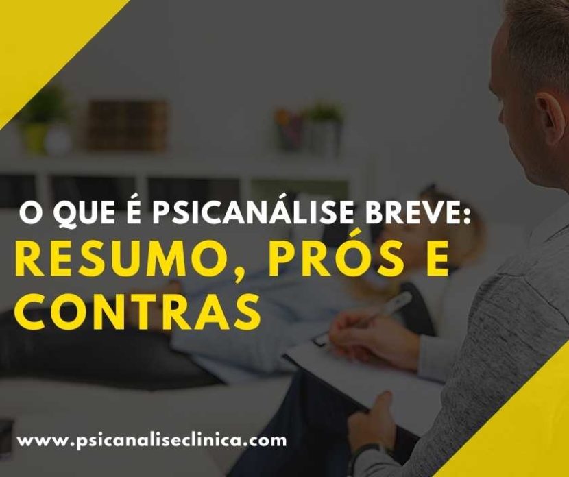 terapia breve em psicanálise