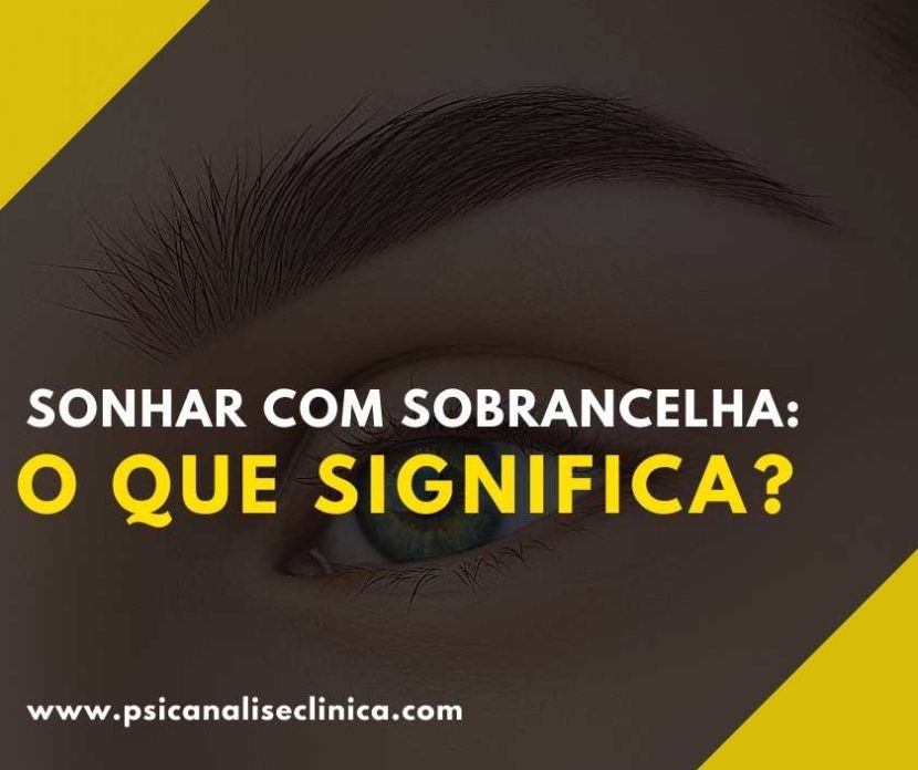 sonhar com sobrancelha falhada