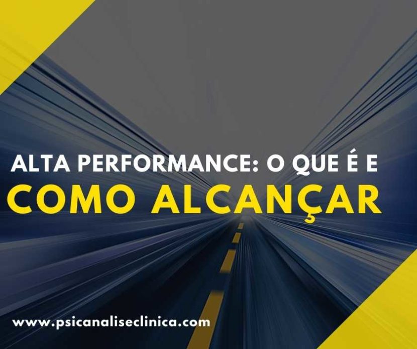 A alta performance é a base para todos os resultados de sucesso, seja na área pessoal ou profissional. Então, conheça mais sobre o assunto!