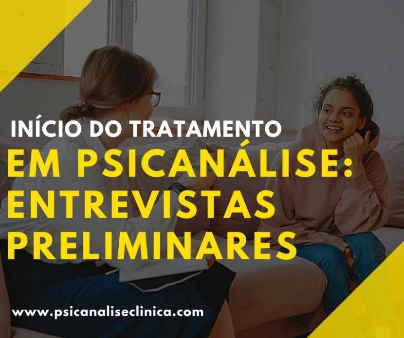 início do tratamento em psicanálise