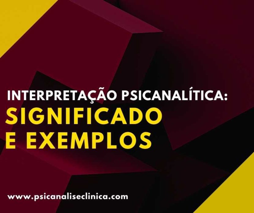 interpretação psicanalítica