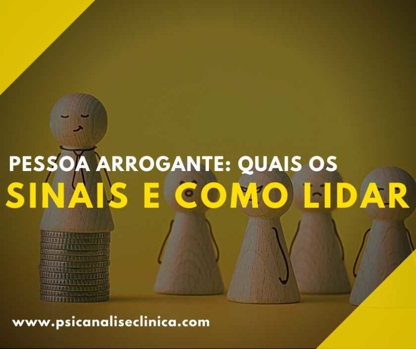 pessoa com arrogância