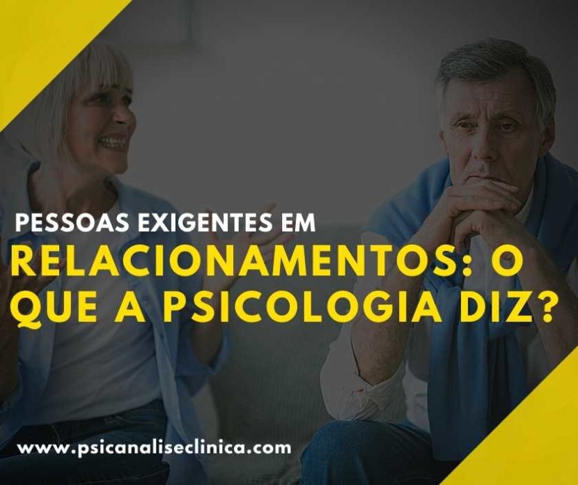 excesso de exigências no relacionamento