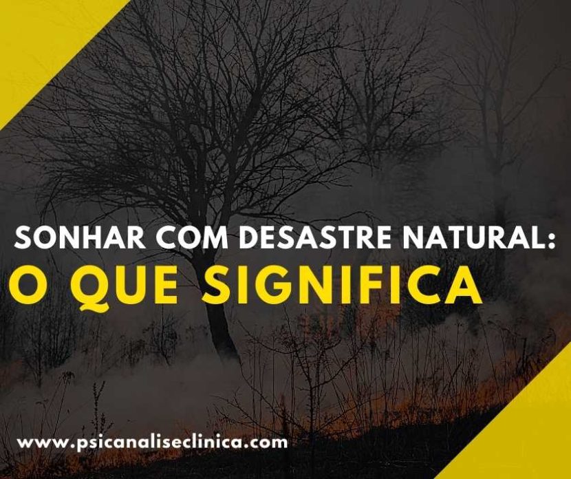 sonhar com desastres naturais