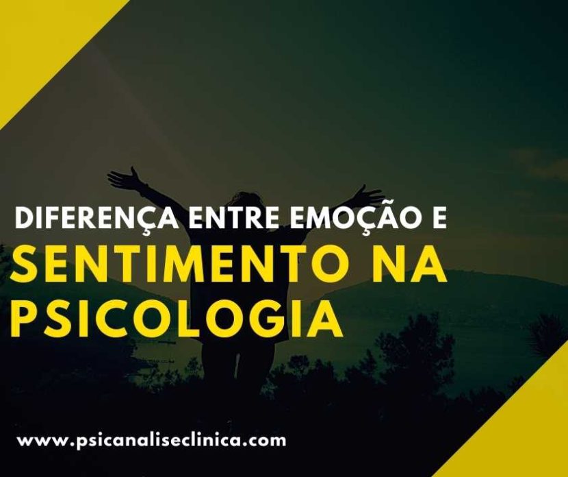 diferença entre emoção e sentimento