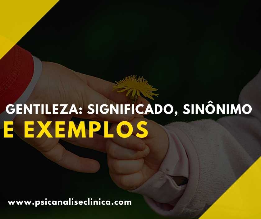 Gentileza: significado, sinônimo e exemplos - Psicanálise Clínica