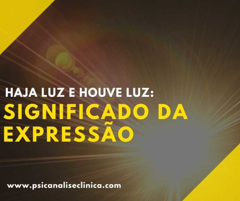 haja luz e houve luz