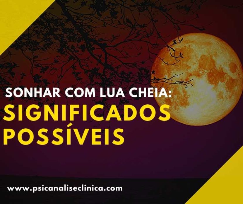 significado de sonhar com lua cheia