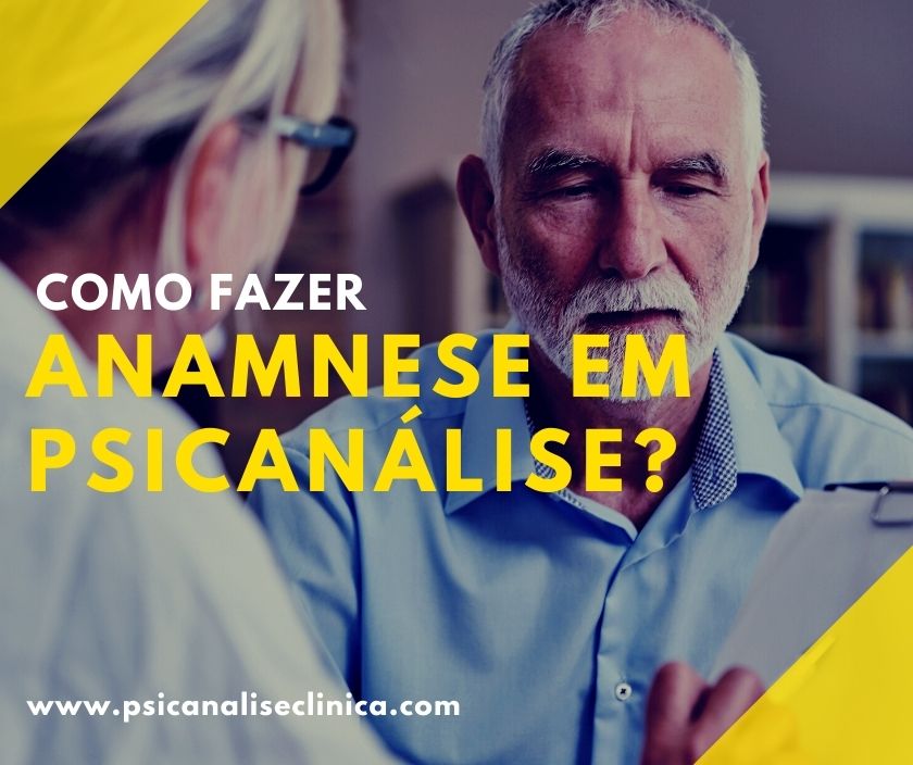 Psicanalistas não fazem anamnese - Somata