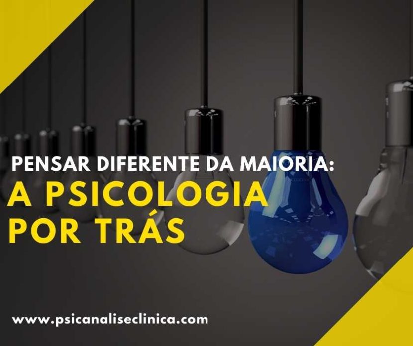 pensar diferente da maioria