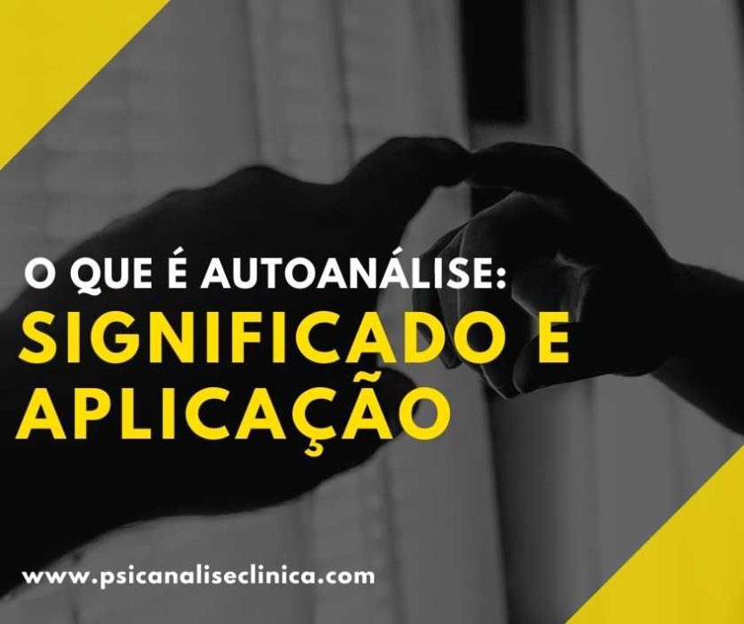 O que é autoanálise