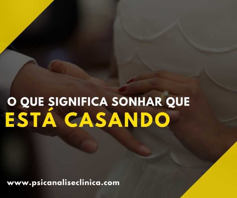 o que significa sonhar casando