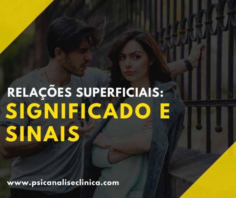 superficialidade nas relações