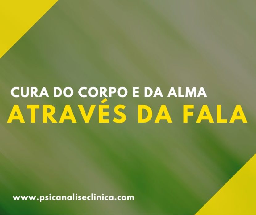 cura do corpo e cura da alma pela psicanálise