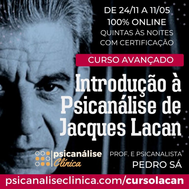 curso jacques lacan psicanálise