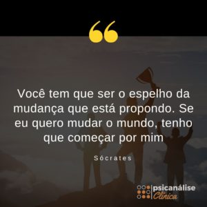 Medo de mudanças citação sócrates