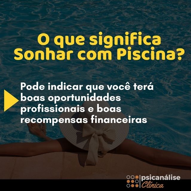 Sonhar com piscina síntese