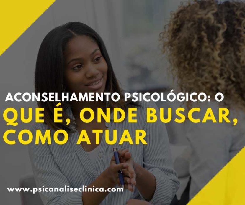 aconselhamento e orientação em psicologia