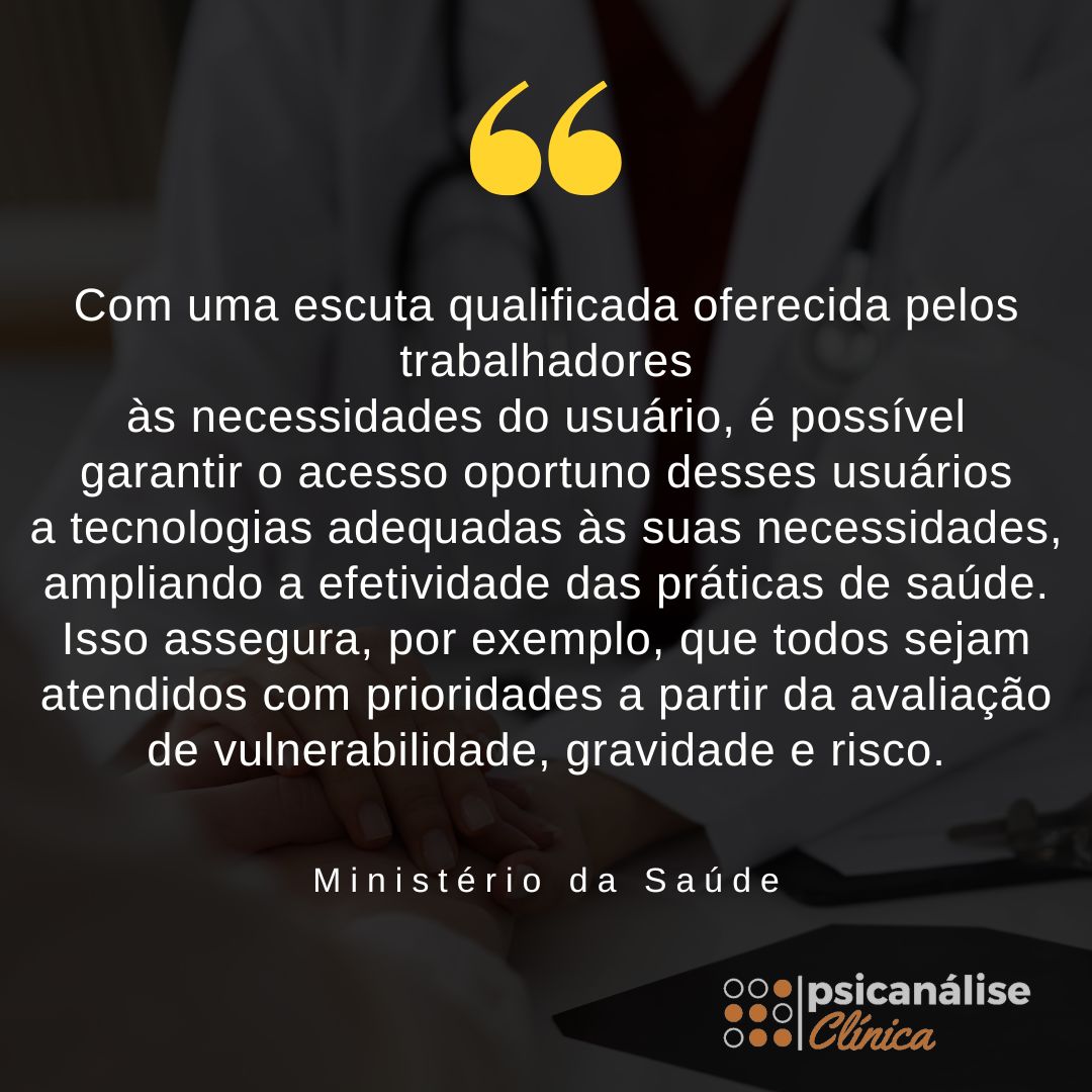 Atendimento humanizado Ministério da Saúde