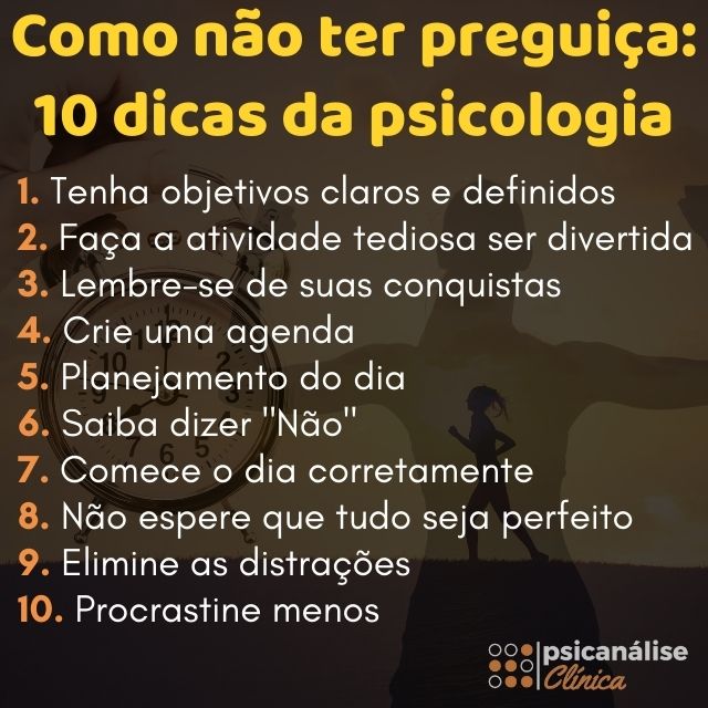 Como não ter preguiça esquema