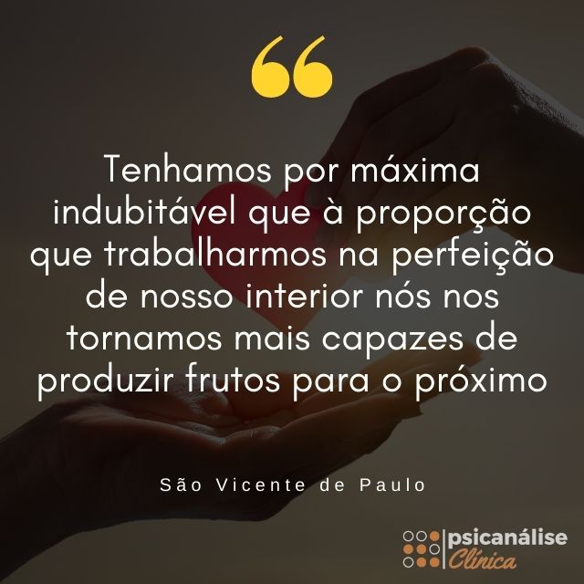 Frases sobre caridade são vicente de paulo