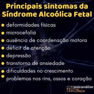 Síndrome Alcoólica Fetal Sintomas